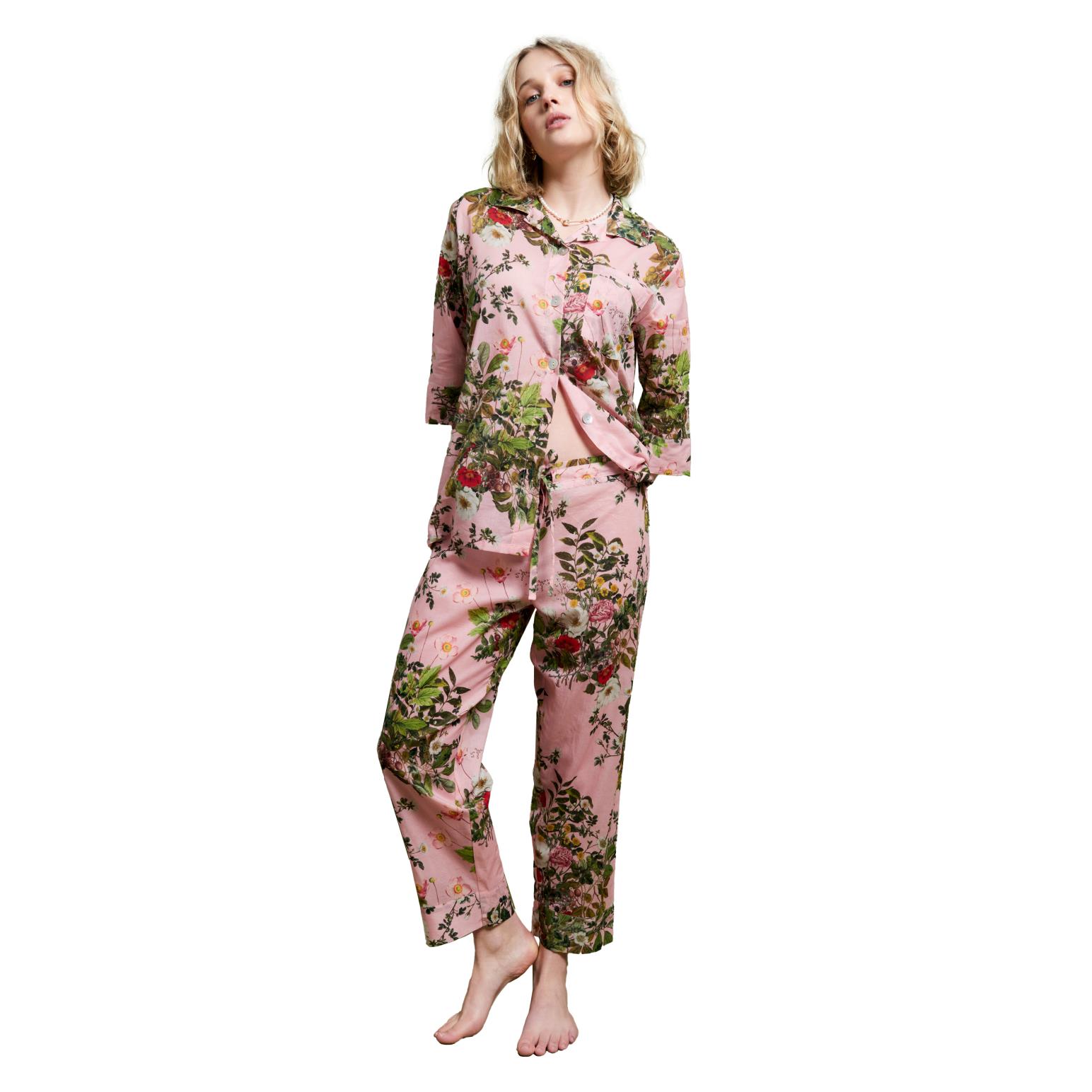 Papinelle Karen Walker Love Letters Crop Pj Set